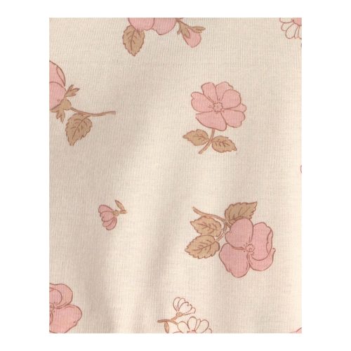 4-tlg. Set 2x Bodys langarm und 2x Jogginghosen Blumen Rippqualität