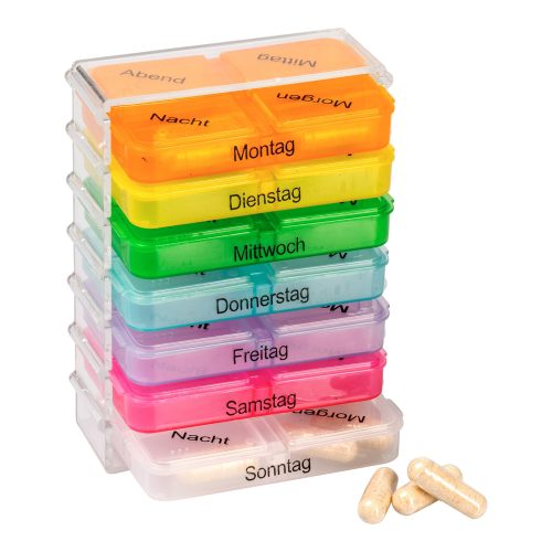 WUNDMED, Tablettenbox 7 Tage "Regenbogen" von WUNDmed®