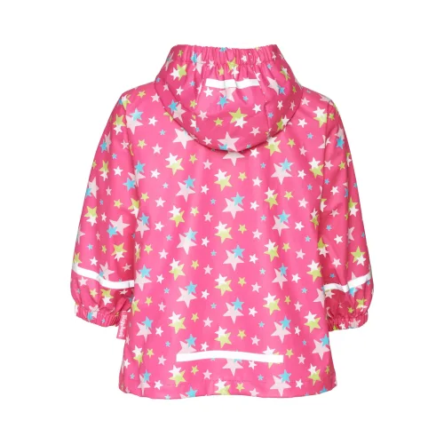 Regenjacke mit abnehmbarer Kapuze Sterne