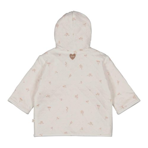 Wendejacke mit Kapuze Blumen gequiltet