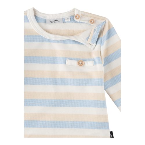 Shirt langarm Ringel Struktur