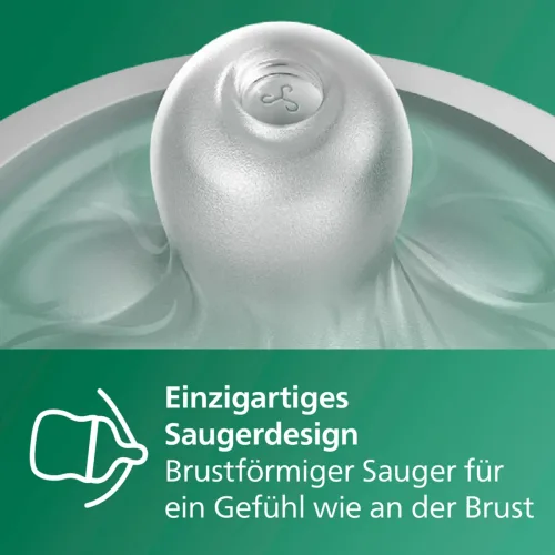 4-tlg Babyflaschen-Set, Natural Response, Glas, ab Geburt