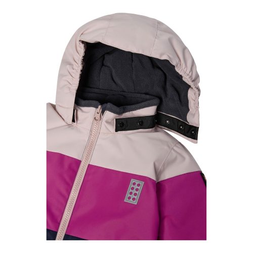 Winterjacke mit abnehmbarer Kapuze LWJER Colorblock