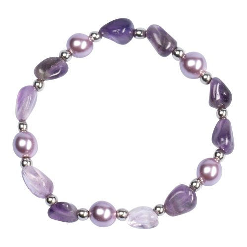 Schmuck Design BY EMMA, Perlen-Armband "Amethyst"