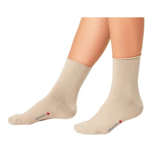 Fussgut, Sensitiv-Socken, Größe: 2XL, beige