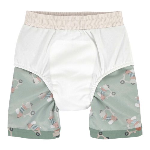 Badeshorts mit Windeleinsatz und UV-Schutz Dackel Roller