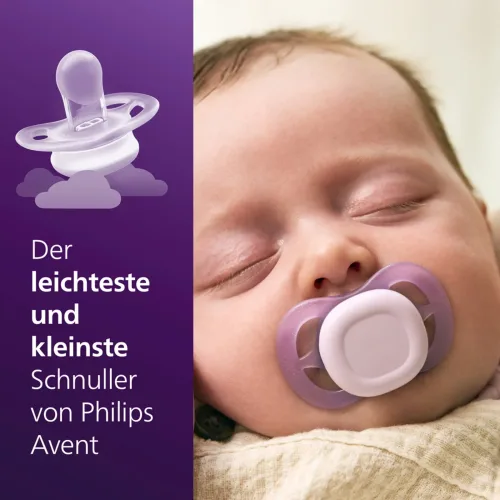 PHILIPS AVENT, Philips Avent Ultra Start Schnuller 0-6 Monate, Pfirsich/Lila