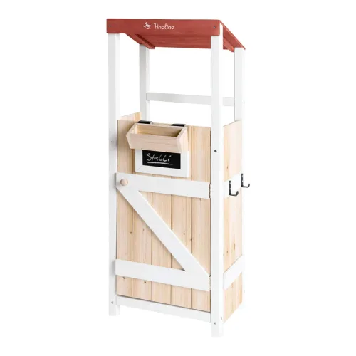 Pinolino Spielwelt "Hobby Horse Stall - Stalli" für 2 Steckenpferde