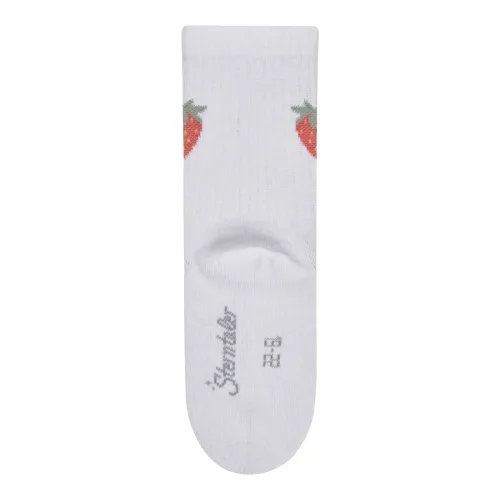 Sterntaler, Sterntaler Socken Rippqualität Erdbeere weiss 17/18 unisex