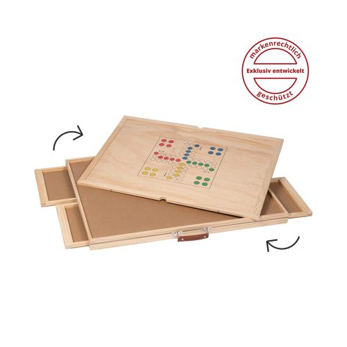 genialo, Puzzletisch mit 4 Schubladen, drehbar inkl. Abdeckung