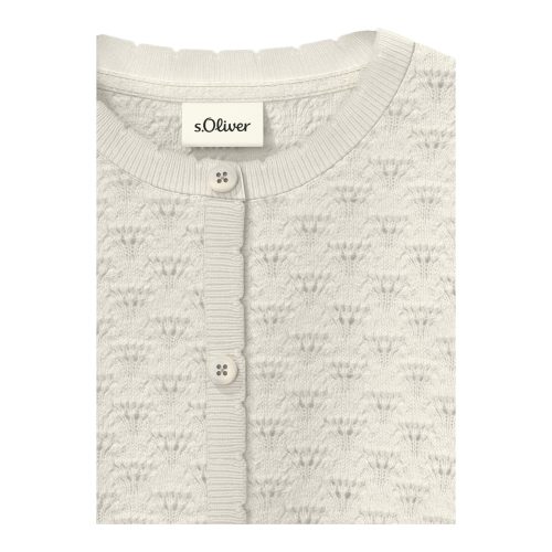 Ajour-Strickjacke