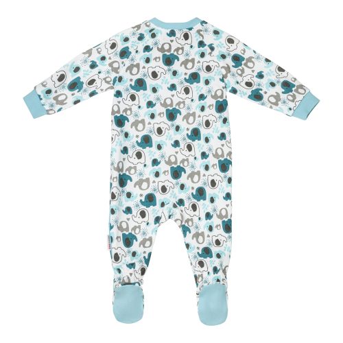 2er-Pack Schlafoveralls Elefanten