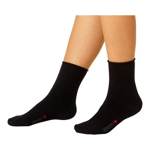 Fussgut, Sensitiv-Socken, Größe: XL, schwarz