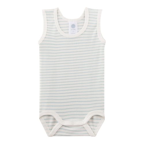 3er-Pack Bodys ohne Arm Punkte Ringel