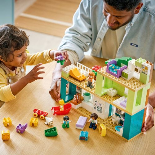LEGO, LEGO® - 10470 Modernes Familienhaus mit Figuren ? 3-in-1-Set, Multicolor