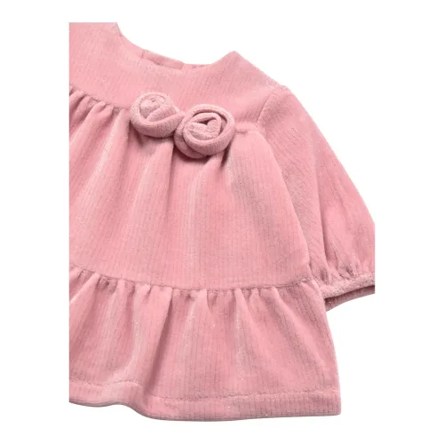 Softcord-Kleid langarm Glitzer