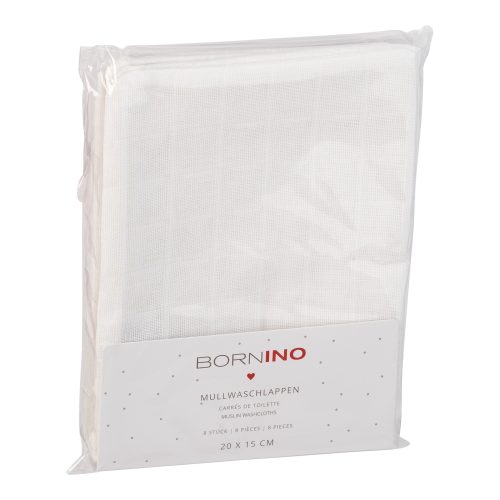 8er-Pack Mullwaschlappen 15x20 cm