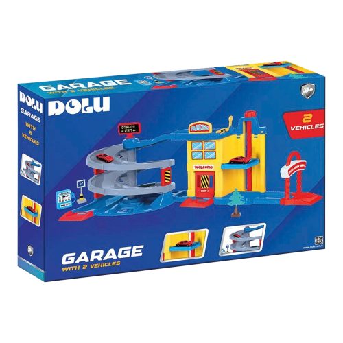 Parkgarage mit 2 Fahrzeugen