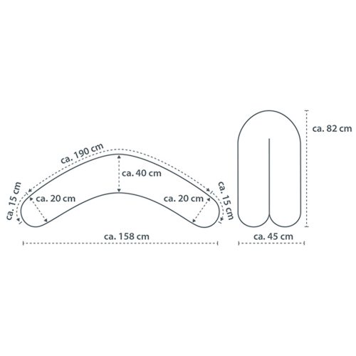 Stillkissen 190 cm