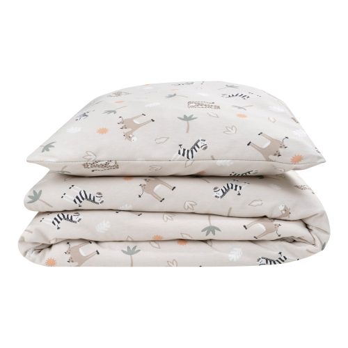 Julius Zöllner, Julius Zöllner Kinderbettwäsche »Jersey Savanne Beige«, (2 tlg.)