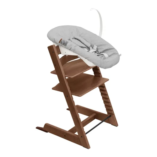 Bundle Treppenhochstuhl inkl. Newbornset Light Grey & Babyset