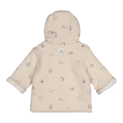 Plüsch-Wendejacke mit Kapuze Pinguine