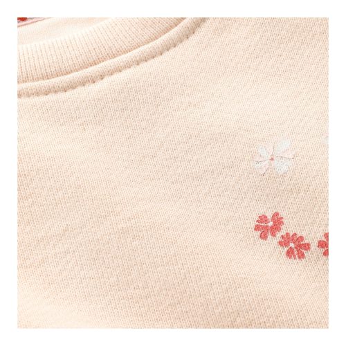 Sweatshirt Blumen Rüschen