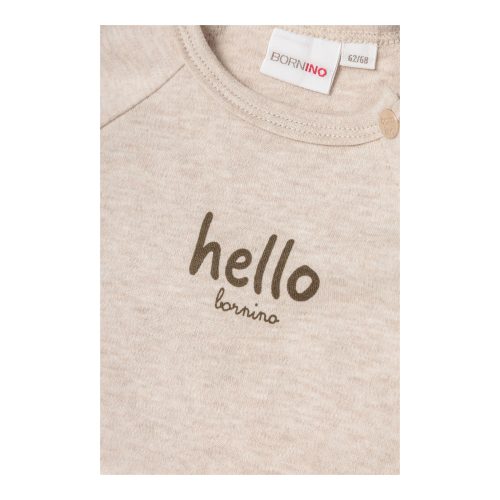 Raglanshirt langarm Hello