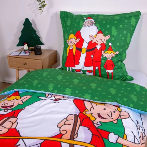 HERDING, Herding Renforcé Kinder-Wendebettwäsche Weihnachtsmann & Co. KG