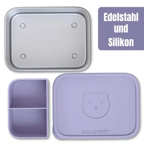 Brotdose aus Edelstahl