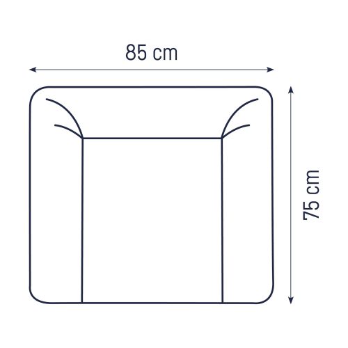 Wickelauflage Softy 75x85 cm