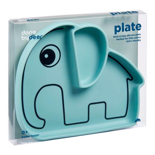 Esslernteller Silikon Elefant Elphee