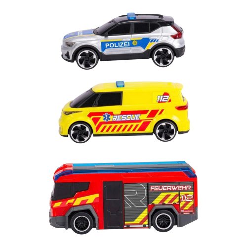 Dickie Toys, Dickie Toys Spiel-Gebäude »S.O.S Station«, mit 3 Spielzeug-Fahrzeugen sowie Licht und Sound