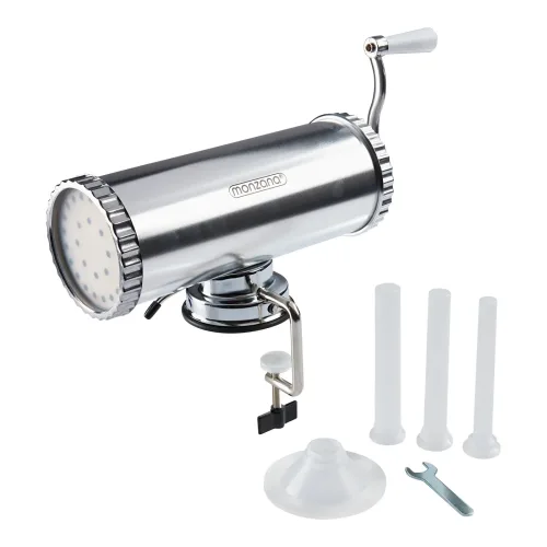 Deuba®, Wurstfüller 2,5L Saughalter stabil 3 Füllrohre Aluminium kompakt