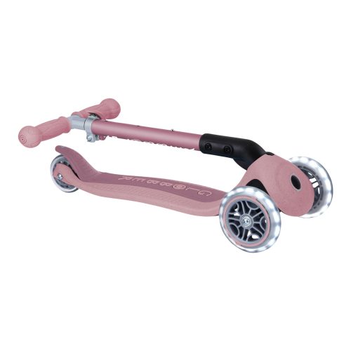 GLOBBER, GLOBBER Faltbarer Junior Scooter Lights Eco, beere