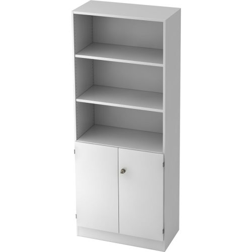 Hammerbacher, Hammerbacher Regalschrank SG 6770 Weiß 800 x 420 x 2.004 mm