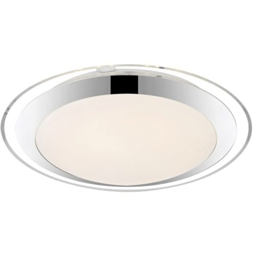 Deckenlampe Basso Weiss Kunststoff 33 cm 9 cm - Farbe: weiss opal - LED - Lichtfarbe: Warmweiss - Deckenlampe- LED Energiesparlampe