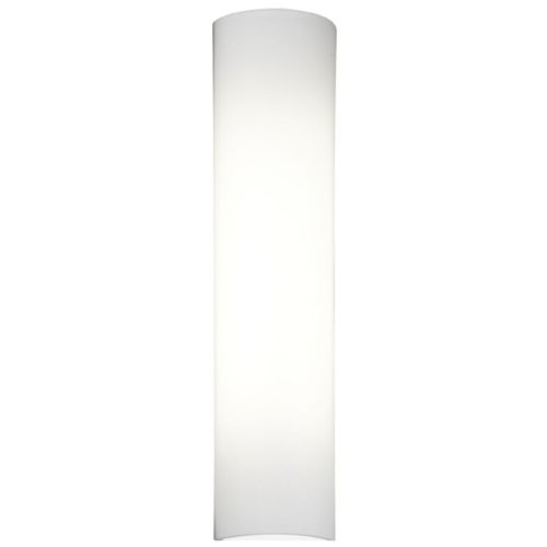 Designer-Wandlampe Bankamp Piave weiss H 40 cm - Farbe: Opal weiss satiniert - LED - Lichtfarbe: Warmweiss - Material: Glas - Designer-Wandlampe- LED