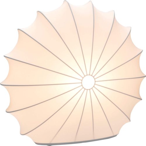 Axo Light Tischlampe Muse Weiss Stoff 33 cm 29.4 cm - Tischlampe