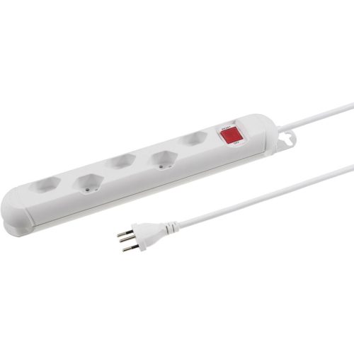STEBA STRONG, Steckdosenleiste mit Reset-Schalter | 5 × T13 | 3 m