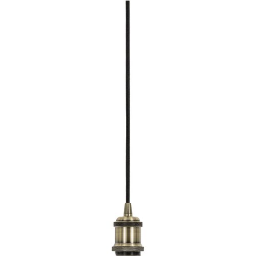 Pendellampe Industrial Grau Metall 10 cm 250 cm - Farbe: anthrazit - Pendellampe