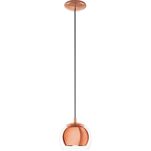 Pendellampe Rocamar Kupfer Stahl/Glas 110 cm - Material: Stahl/ Glas - Pendellampe