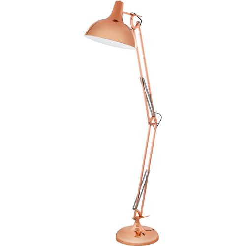 Stehlampe Borgillio Kupfer Stahl 38 cm 190 cm - Stehlampe