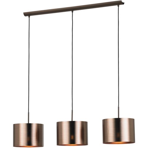 Pendellampe Saganto 1 Braun/Kupfer Kunststoff/Metall 103 cm 110 cm - Farbe: kupferbraun - Pendellampe