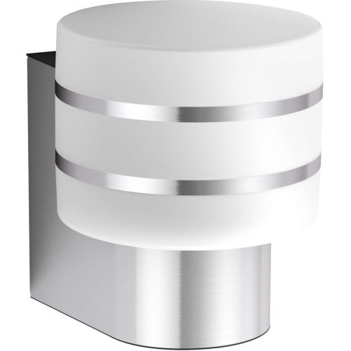 Wandlampe aussen Philips Hue Silber Edelstahl 15 cm 18.5 cm - LED - Lichtfarbe: Extra warmweiss - Wandlampe aussen- LED Energiesparlampe