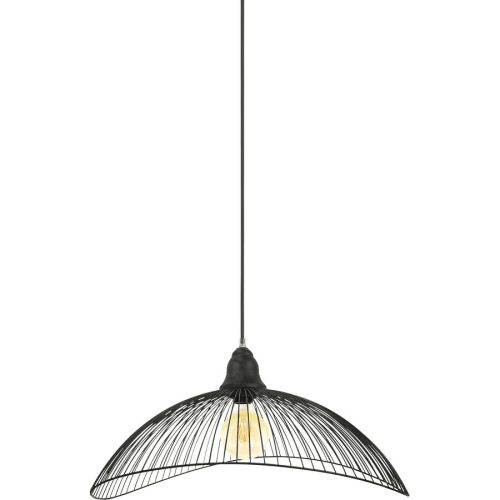 Pendellampe Auron Schwarz Metall 50 cm 120 cm - Pendellampe