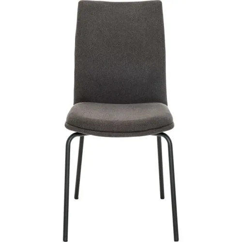 Stuhl Lorena Schwarz Stoff 44 cm - Stuhl
