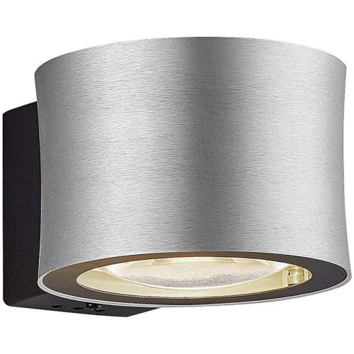 Designer-Wandlampe Bankamp Impuls Nickel matt - Farbe: silber - LED - Lichtfarbe: Extra warmweiss - Material: Metall - Designer-Wandlampe- LED