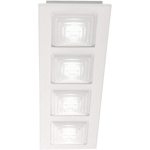 Deckenlampe Faras Weiss Metall 65 cm 7 cm - LED - Lichtfarbe: Warmweiss - Deckenlampe- LED Energiesparlampe