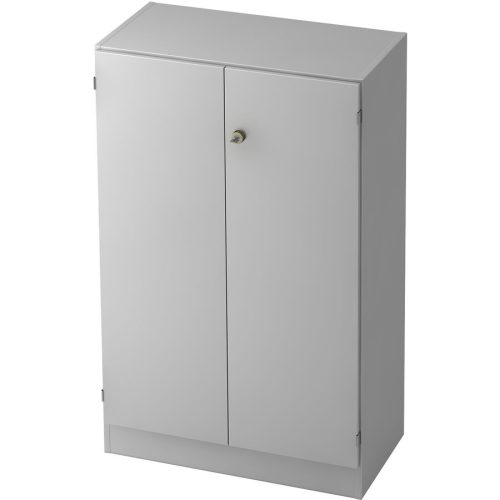 Hammerbacher, Hammerbacher Flügeltürenschrank Future Lichtgrau 800 x 420 x 1.270 mm